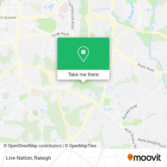 Live Nation map