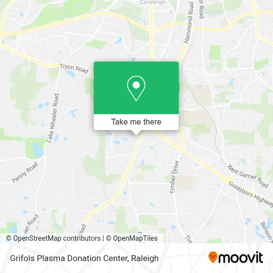 Grifols Plasma Donation Center map