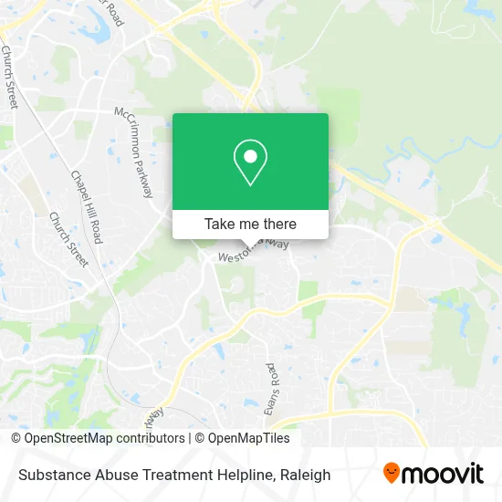 Substance Abuse Treatment Helpline map