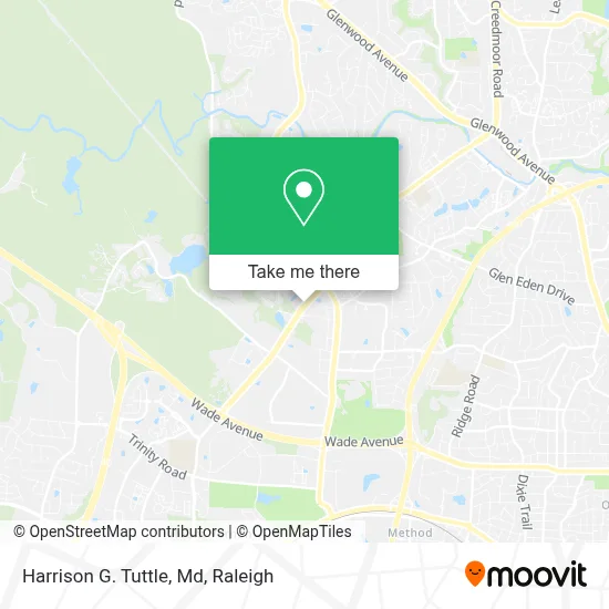 Harrison G. Tuttle, Md map