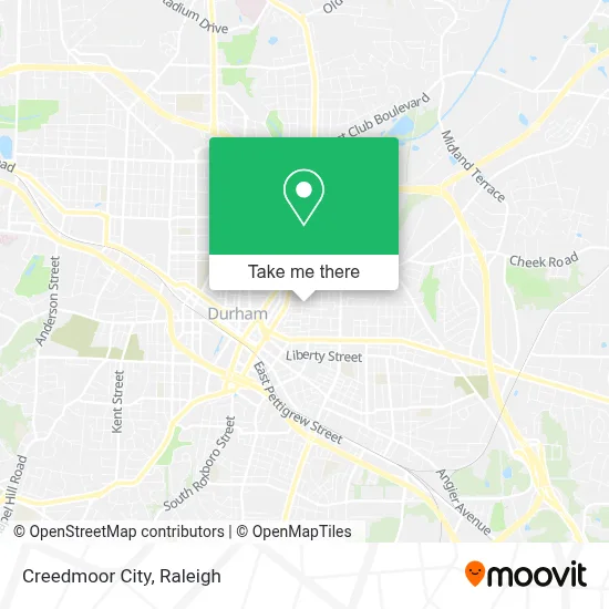 Creedmoor City map