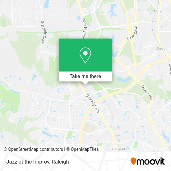 Jazz at the Improv map