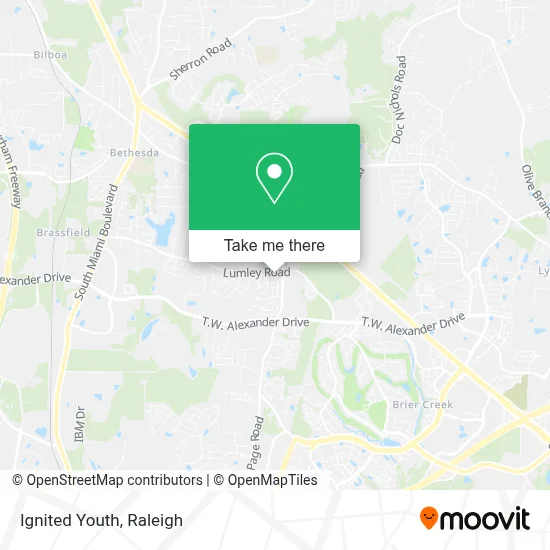 Ignited Youth map
