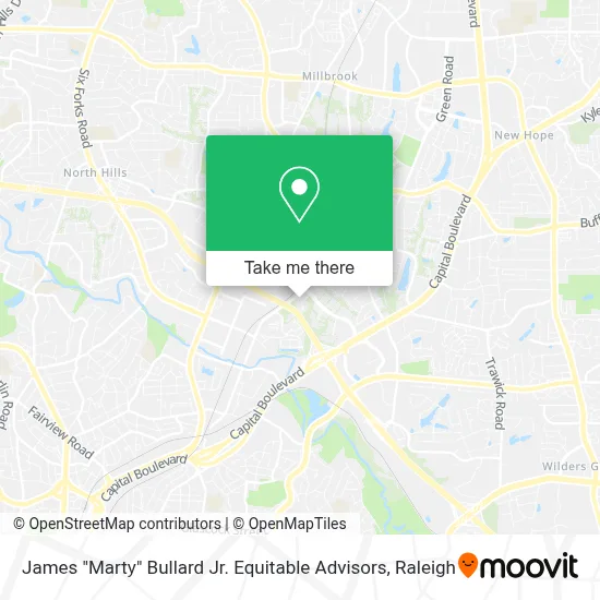 James "Marty" Bullard Jr. Equitable Advisors map