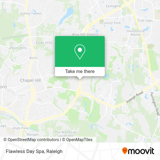 Flawless Day Spa map