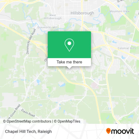 Chapel Hill Tech map