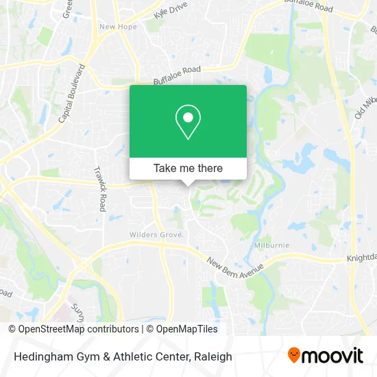 Hedingham Gym & Athletic Center map
