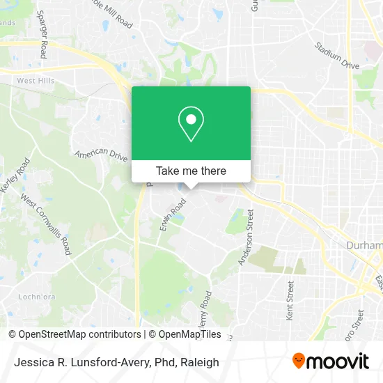 Jessica R. Lunsford-Avery, Phd map
