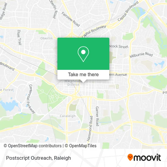 Mapa de Postscript Outreach