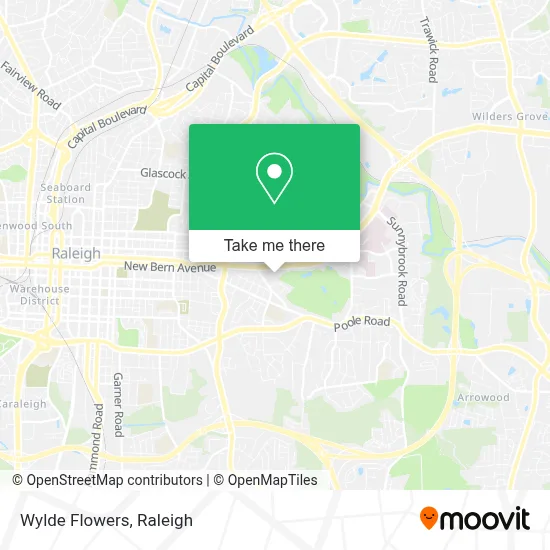 Wylde Flowers map