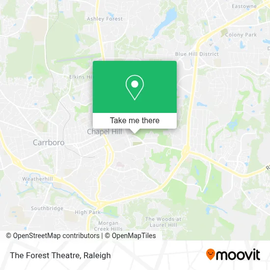 The Forest Theatre map