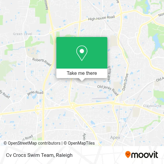 Cv Crocs Swim Team map