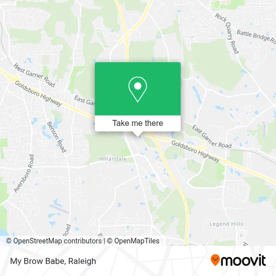 My Brow Babe map