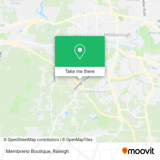 Membreno Boutique map