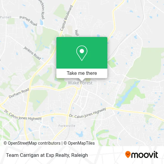 Team Carrigan at Exp Realty map
