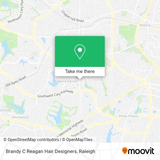 Brandy C Reagan Hair Designers map