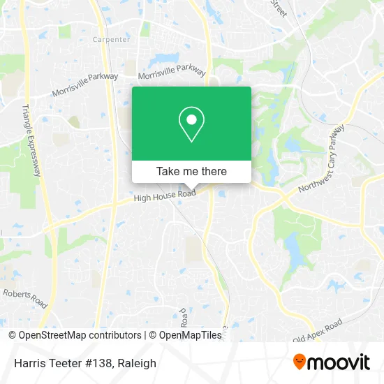 Harris Teeter #138 map