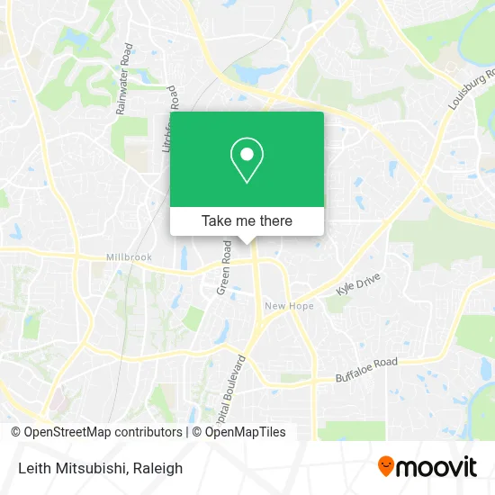 Leith Mitsubishi map