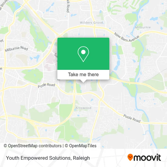 Youth Empowered Solutions map