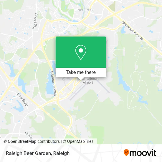 Mapa de Raleigh Beer Garden