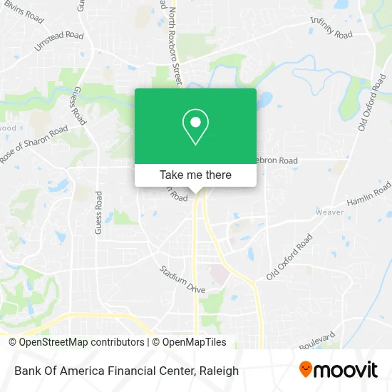 Bank Of America Financial Center map