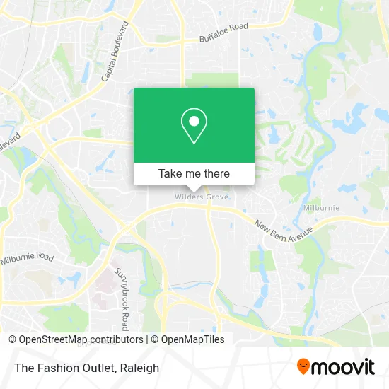 The Fashion Outlet map