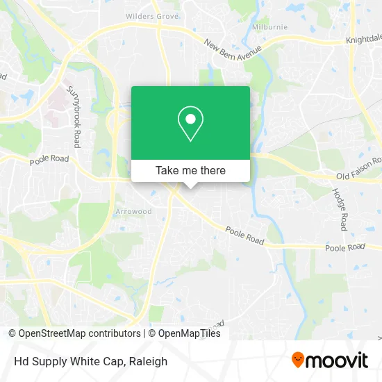 Hd Supply White Cap map