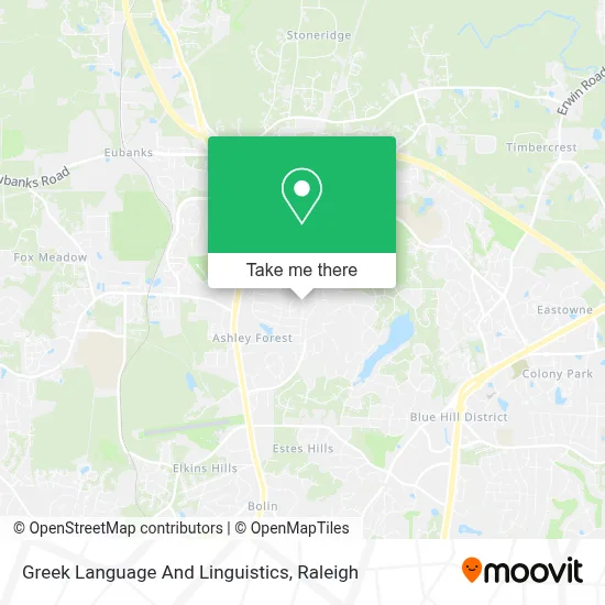 Greek Language And Linguistics map