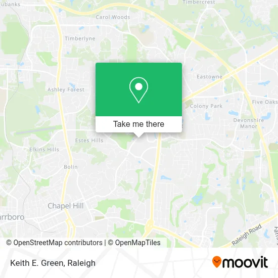 Keith E. Green map