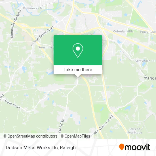 Dodson Metal Works Llc map