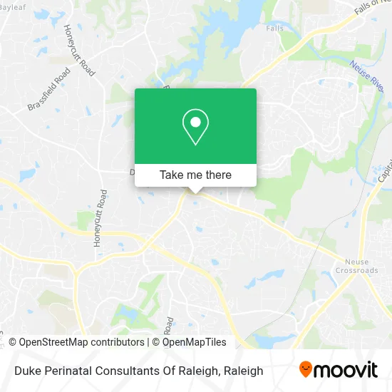 Duke Perinatal Consultants Of Raleigh map