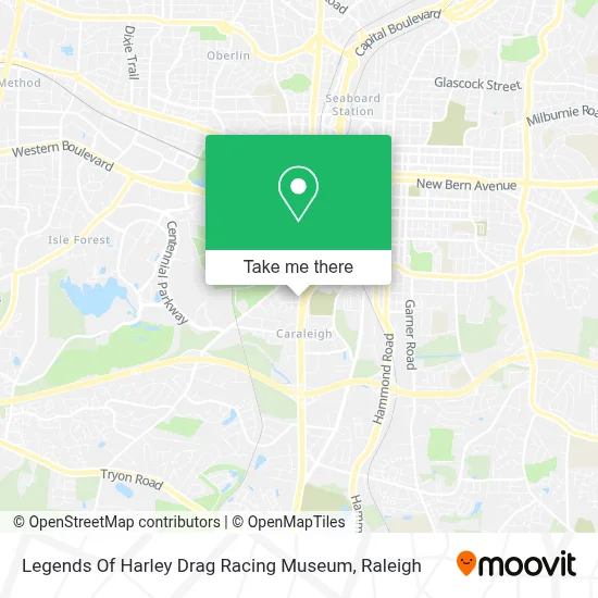 Legends Of Harley Drag Racing Museum map