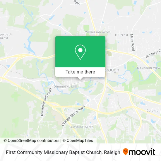 First Community Missionary Baptist Church map