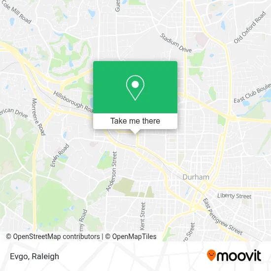 Evgo map