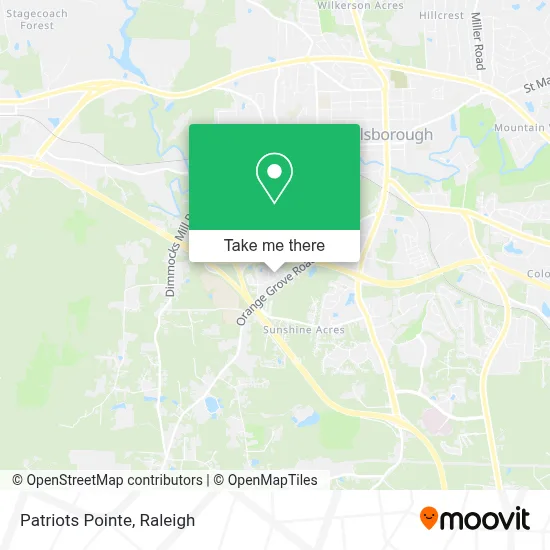Patriots Pointe map