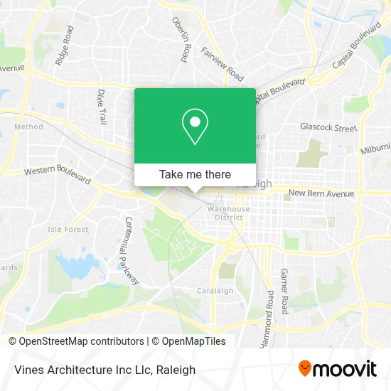 Vines Architecture Inc Llc map