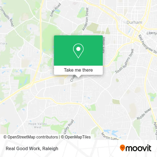 Real Good Work map