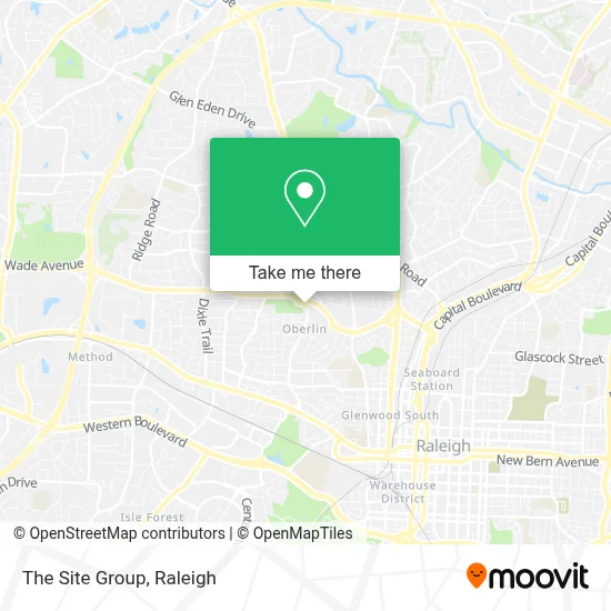 The Site Group map