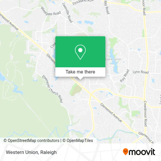 Western Union map