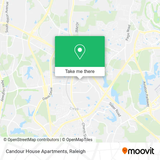 Candour House Apartments map