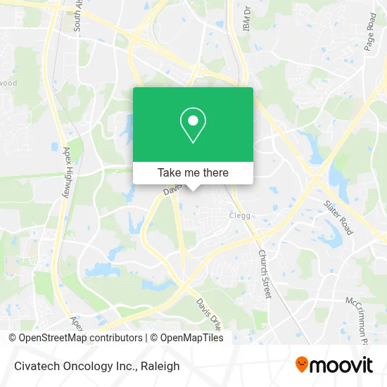 Civatech Oncology Inc. map