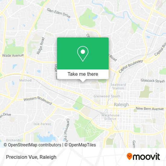 Precision Vue map