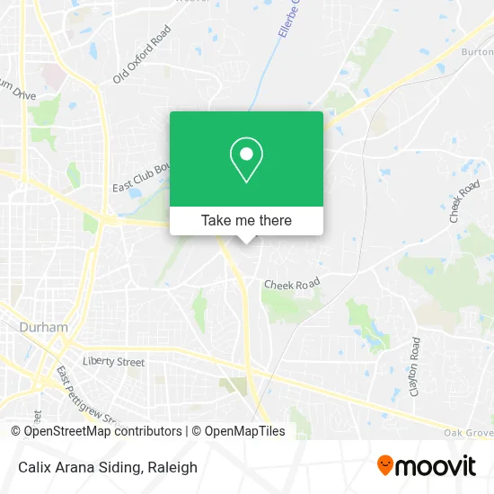 Calix Arana Siding map