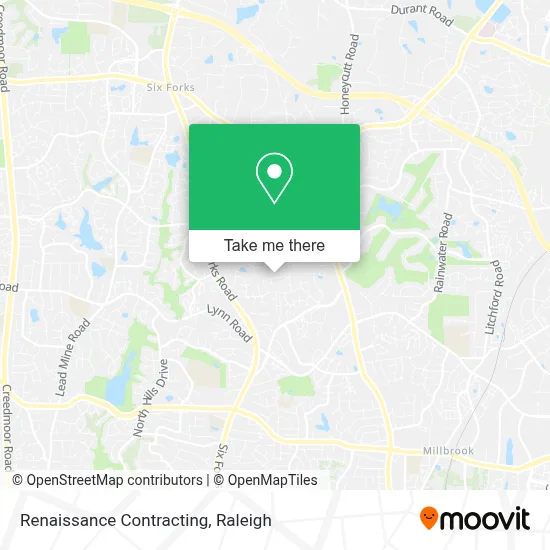 Renaissance Contracting map