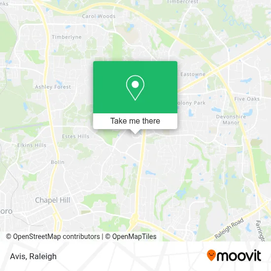 Avis map