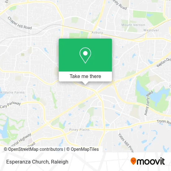 Esperanza Church map