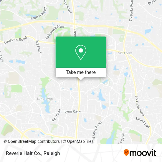 Reverie Hair Co. map