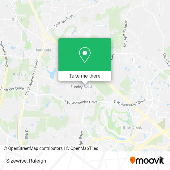 Sizewise map