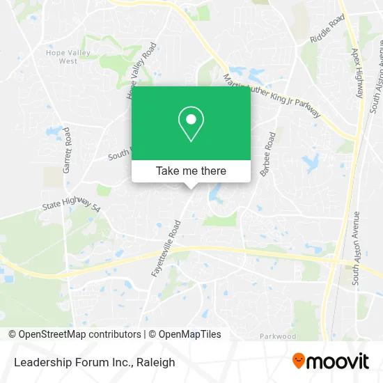 Leadership Forum Inc. map
