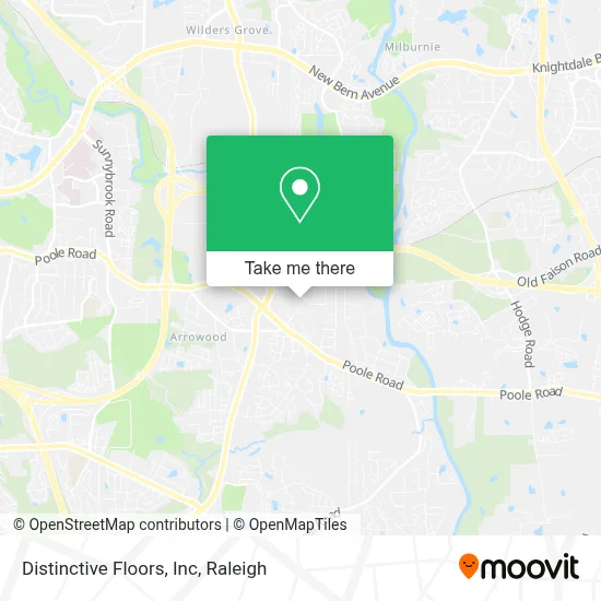 Distinctive Floors, Inc map